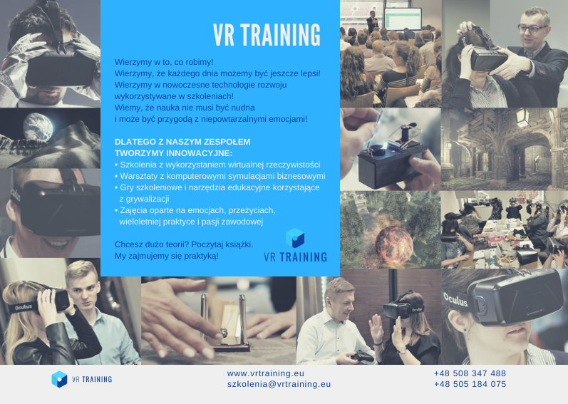 szkolenia z wykorzystaniem wirtualne rzeczywistości