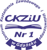 Logo Centrum Kształcenia Zawodowego i Ustawicznego Nr 1 w Gdańsku