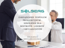 Zarządzanie zespołem produkcyjnym - szkolenie dla mistrzów, liderów i brygadzistów